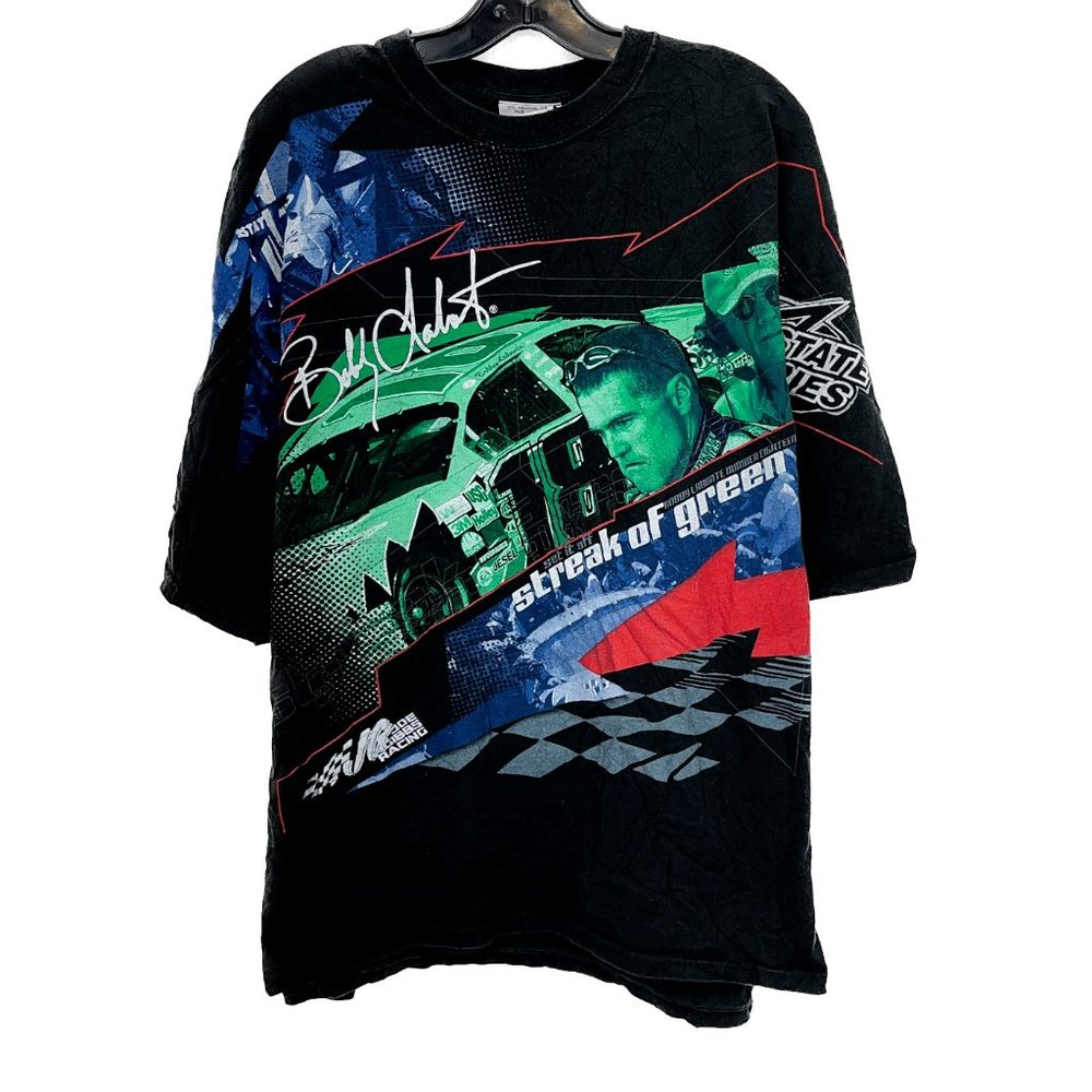 Chase Nascar 2004 Bobby Labonte Joe Gibbs Car Racing Black T-shirt Size 2XL